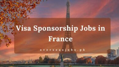 Visa Sponsorship Jobs in France