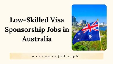 Low-Skilled Visa Sponsorship Jobs in Australia