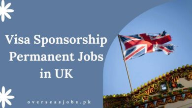 Visa Sponsorship Permanent Jobs in UK