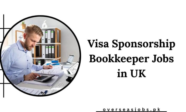 Visa Sponsorship Bookkeeper Jobs in UK